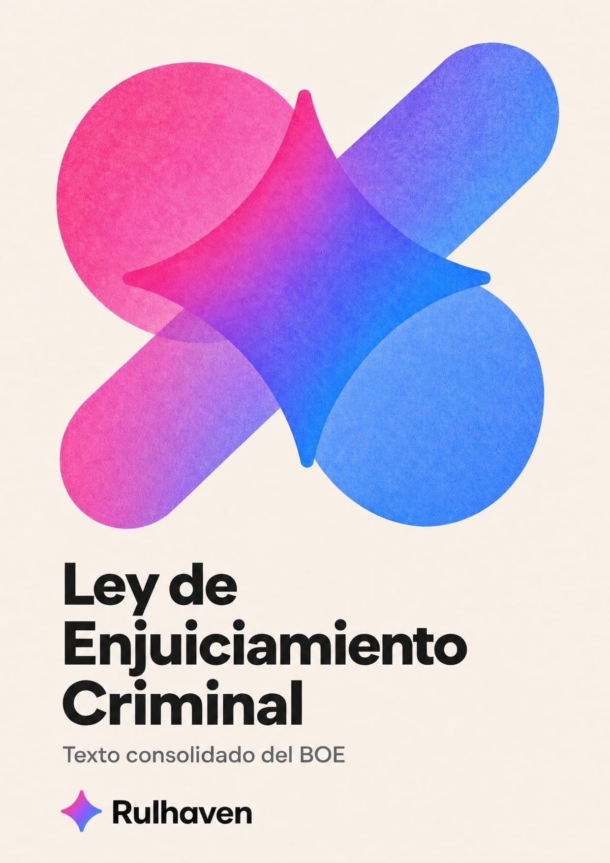 Portada del PDF: Ley de Enjuiciamiento Criminal