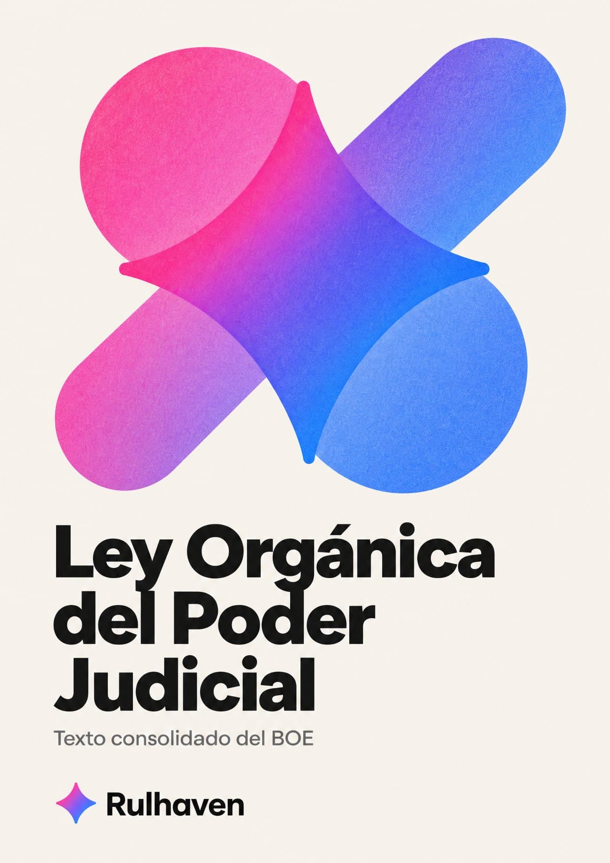 Portada del PDF: Ley Orgánica del Poder Judicial